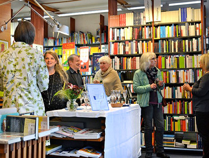 Gruppenbild der mit dem Buchhandlungspreis 2016 geehrten